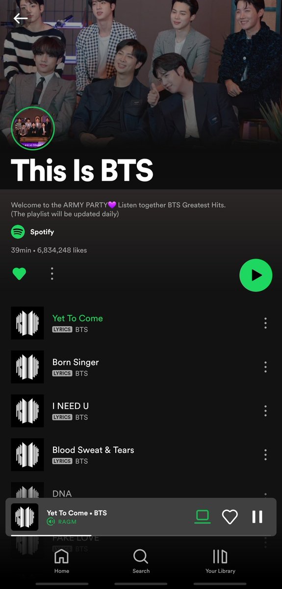 Forever supporting @BTS_twt 💜

Grateful for sharing this ARMY Party 💜💜💜

#SpotifyARMYDay1 #7DayARMYParty #SpotifyxBTS #SpotifyPurpleU @Spotify_PH