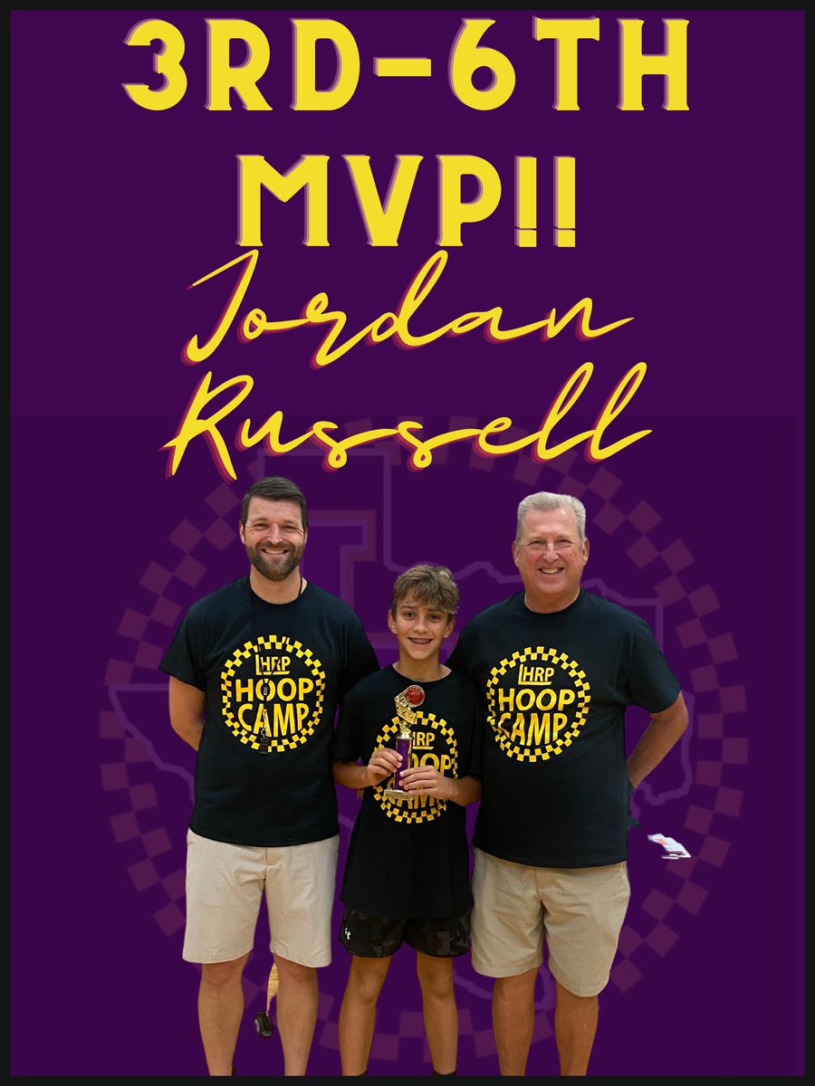 LibertyHillMBB's tweet photo. Huge shoutout to 6th grader Jordan Russell for receiving MVP of the camp. Gave it his all Monday through Thursday and excelling in all contests and drills!Out of over 120 campers he is crowned number 1! #RunninPanthers #MVP #FutureProspect https://t.co/qv0KjNzt1R