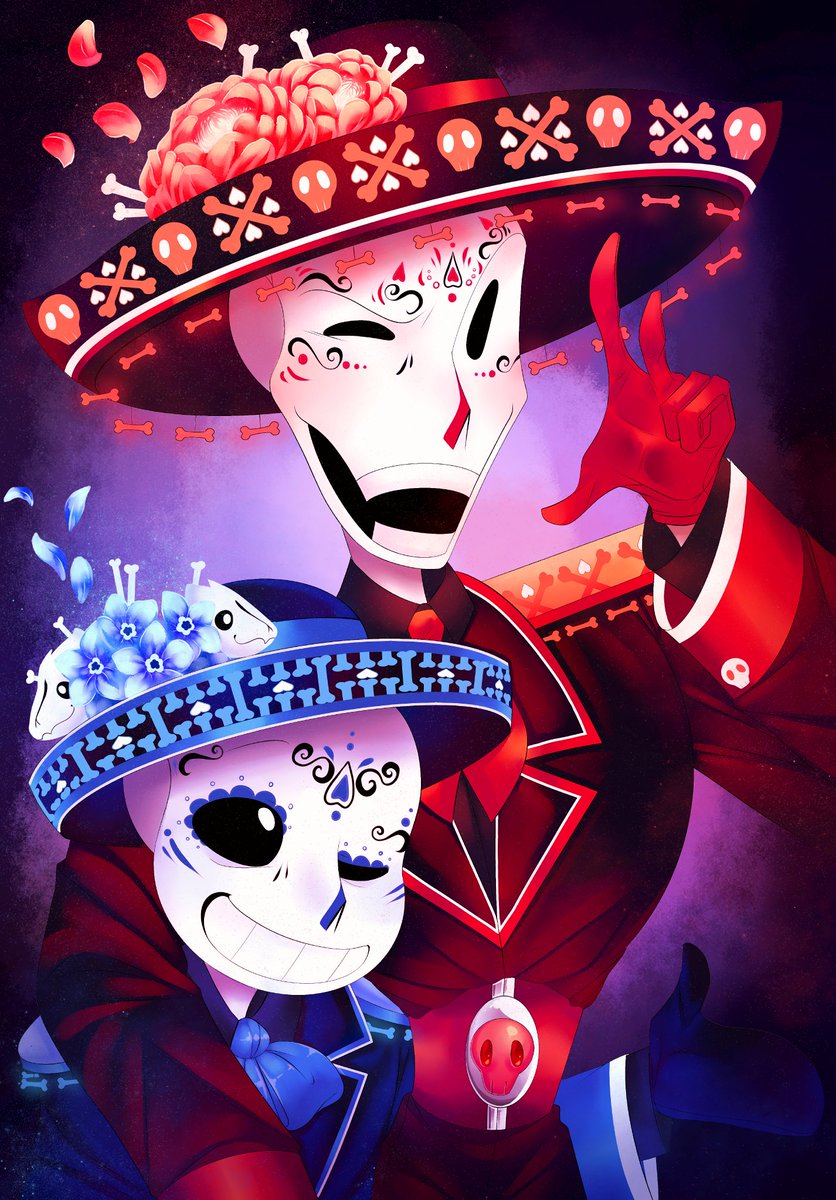 polina4221's tweet photo. I know it's not Halloween today, but I've wanted to draw them like that for a long time)
#papyrus #sans #undertale #undertaleart #undertaleFanart https://t.co/uI62w8oRGX