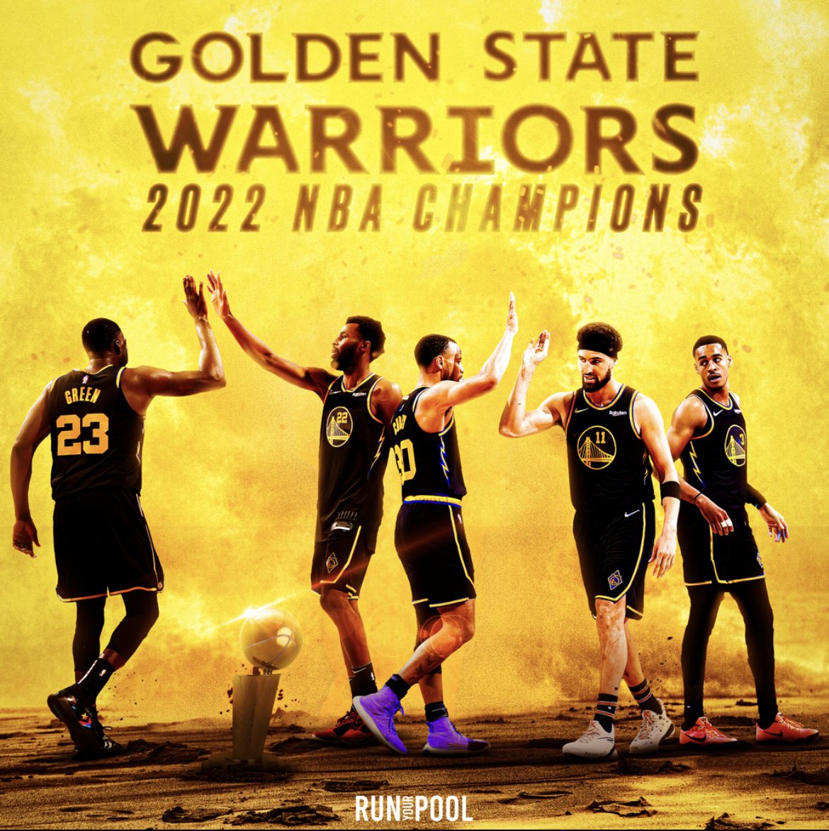 Back on the throne. 

The Golden State Warriors are NBA Champions once again!