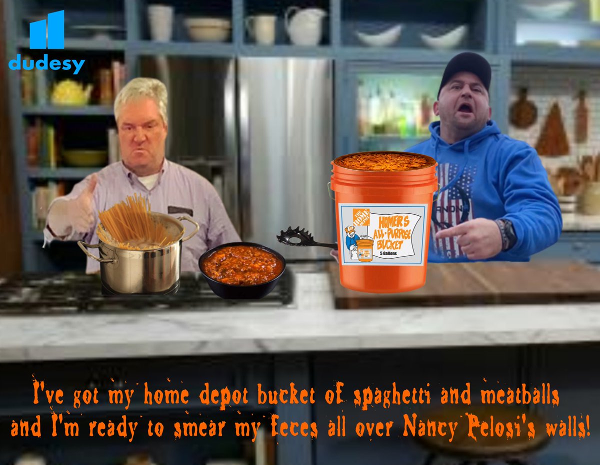prod_by_8_bza's tweet photo. @dudesypodshow @WillSasso @chadkultgen I canโt wait til this show actually airs lmaooo #cookingwith #longislandjanuary6thguy #dudesy https://t.co/2pSSLbv6Ws