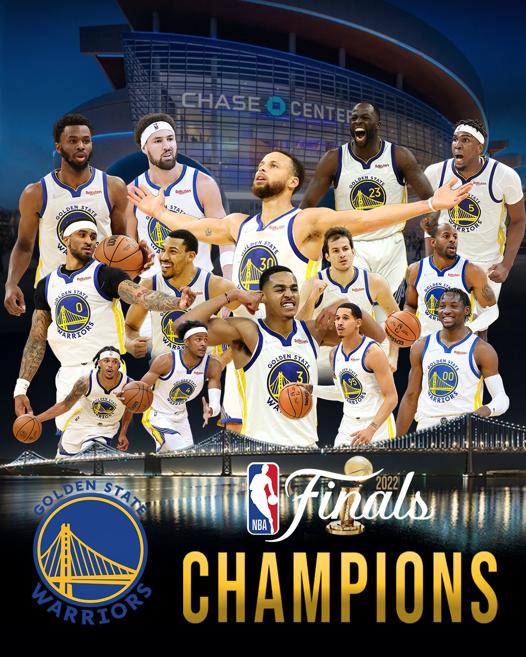 NBA Store on X: THE @warriors ARE THE 2021-22 NBA CHAMPIONS