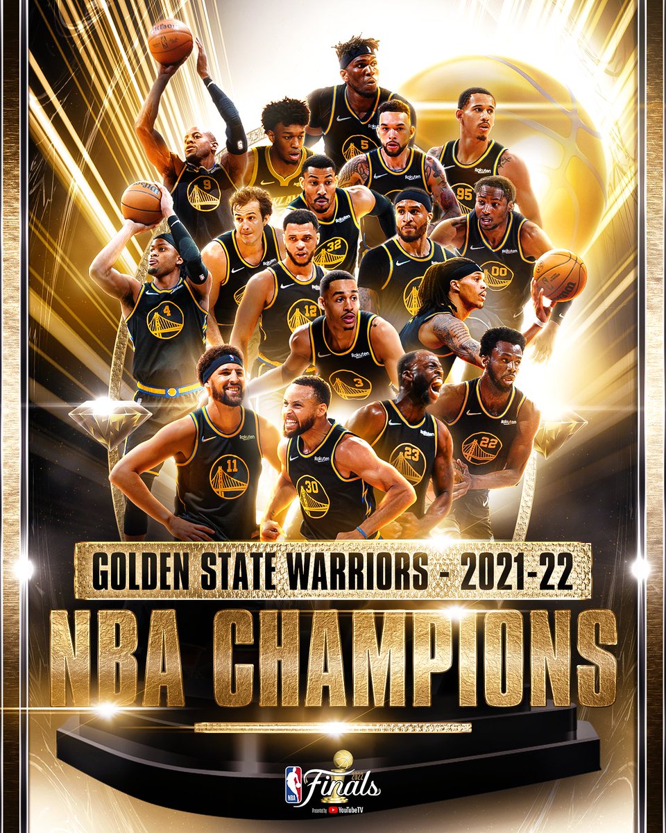 The @warriors are the 2021-22 NBA Champions! #NBA75