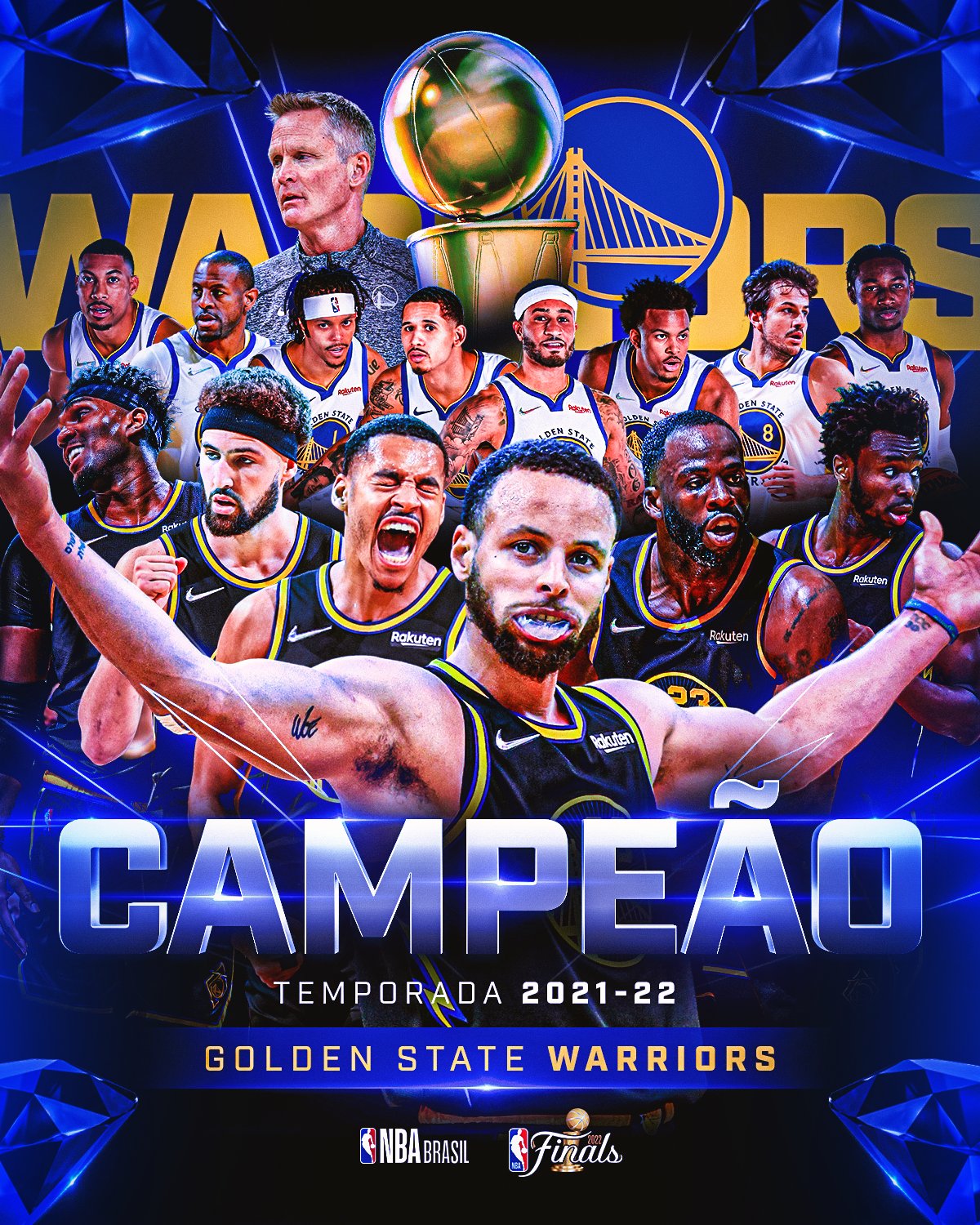 Conheça o brasileiro selecionado para jogar no Warriors, atual campeão da  NBA