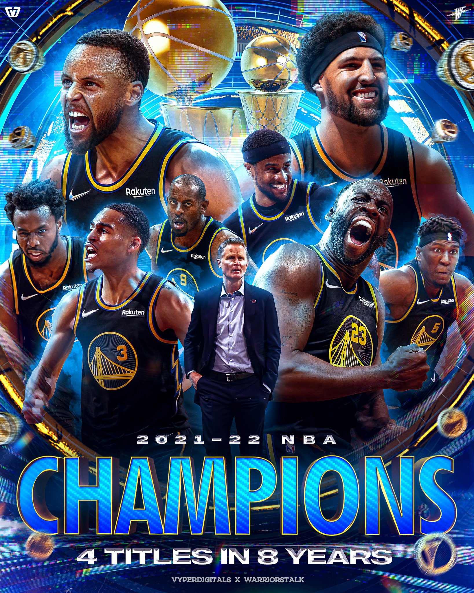 2021-22 NBA Champions  Golden State Warriors