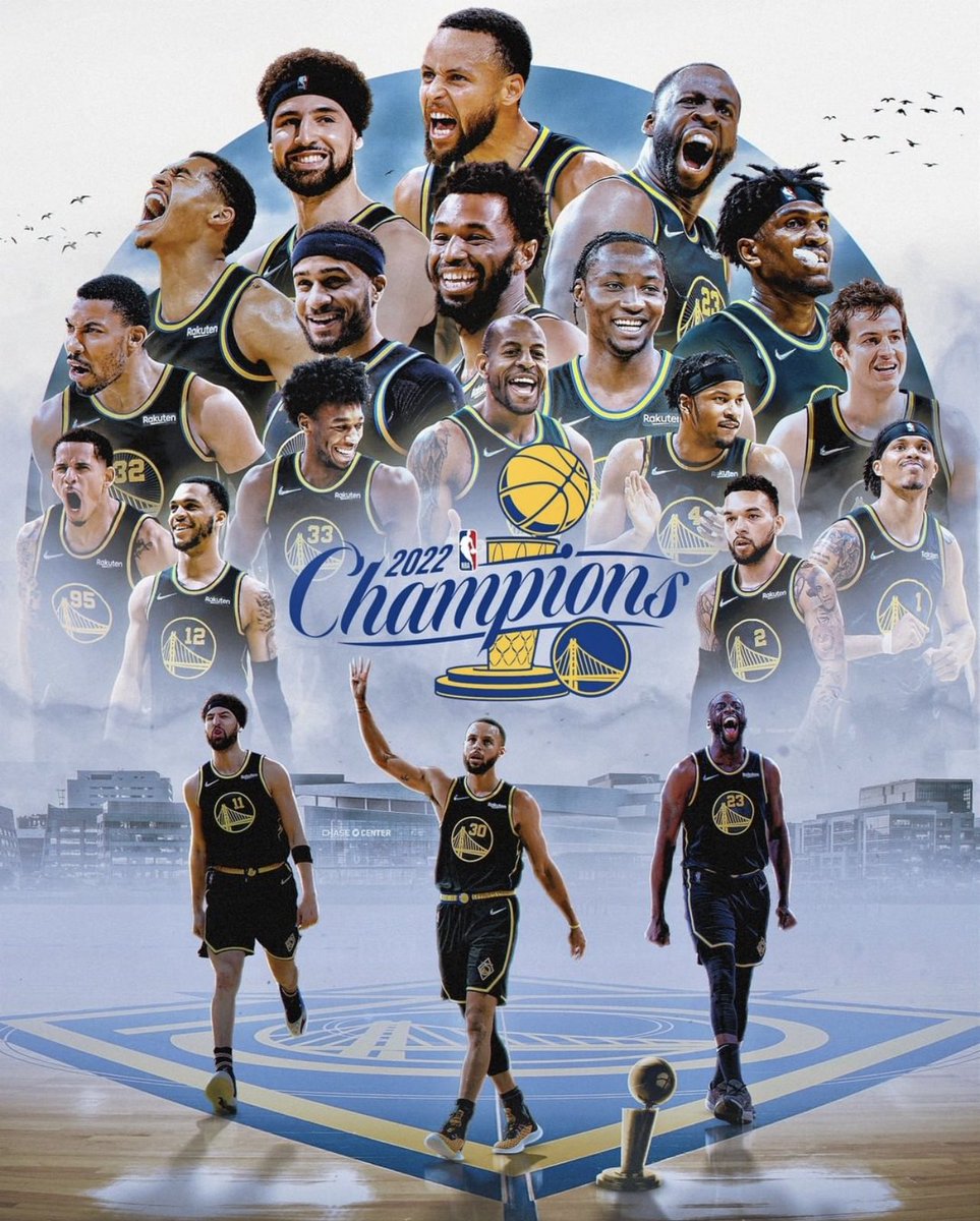 UNO MÁS A LA LISTA

Los <a href="/Warriors/">Golden State Warriors</a> se coronaron campeones de la #NBA por 7ma vez tras vencer a los #Celtics ☘️ por 4-2

🏆🏆🏆🏆🏆🏆🏆
