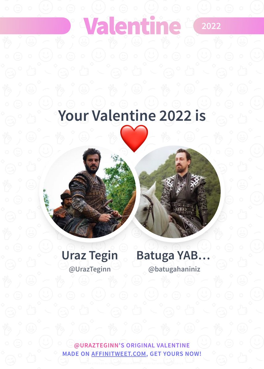 UrazTeginn's tweet photo. ✨ Valentine 

This year you're mine batugahaniniz! ❤️
And you, whom will be yours?

➡️ https://t.co/ouKCX3qaVx https://t.co/ZDByjLJz6y