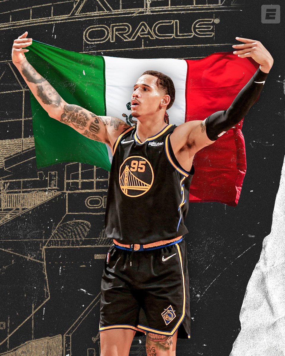 OAKLAND'S VERY OWN 🙌 Juan Toscano-Anderson is the first player of Mexican descent to win an NBA title — and he did it with his hometown team 🇲🇽