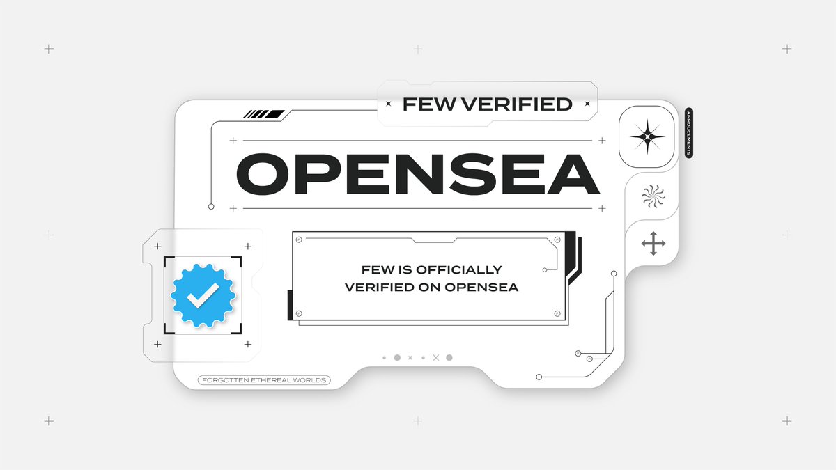 FEW [ GENESIS ] is officially verified on OpenSea!

Join Us:
opensea.io/collection/for…

#FEWisPLOTTING