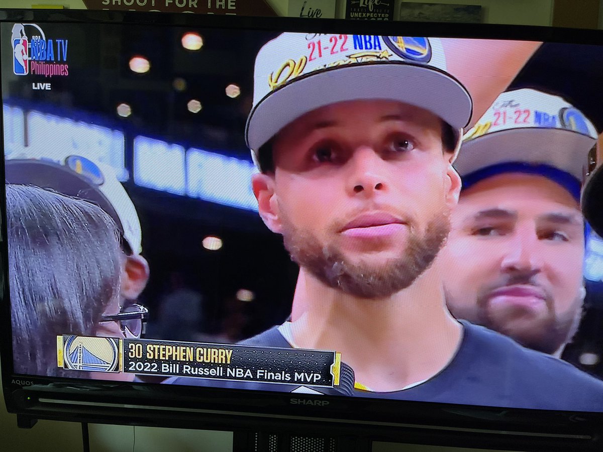 JhimEllo's tweet photo. First Finals MVP to the greatest shooter of all-time. Congratulations, @StephenCurry30! 👏🏽👏🏽👏🏽 https://t.co/YF8sLvyihQ
