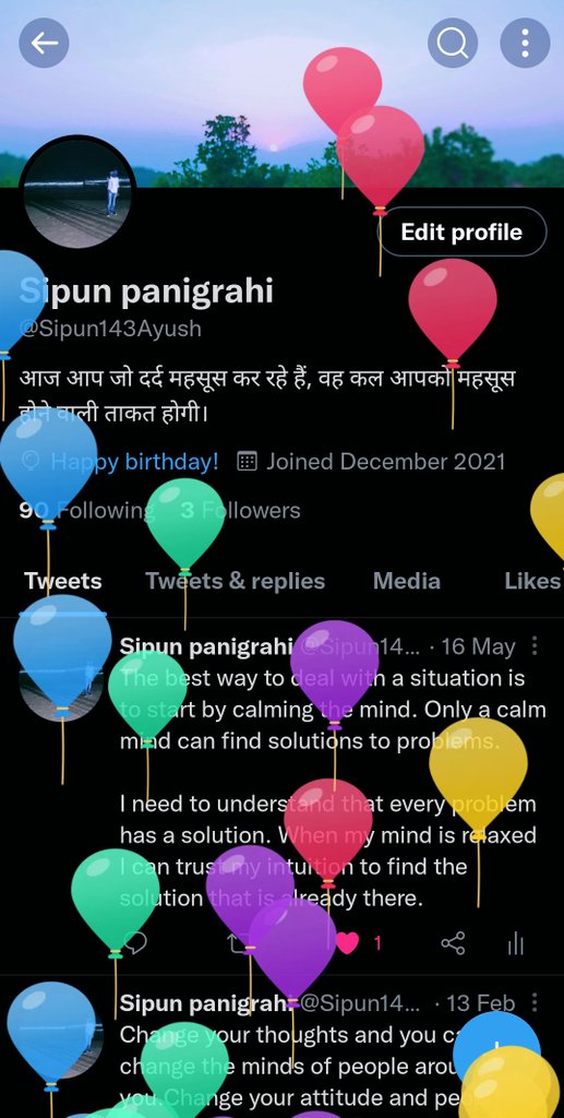 Thank You <a href="/Twitter/">Twitter</a> for the 1st Wish😍❣
Happy Birthday To Me🥰💗