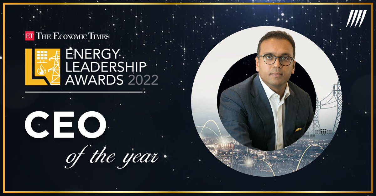 SterlitElectric's tweet photo. We’re excited to announce that @pagarwal1982 , Managing Director, Sterlite Power, has been awarded ‘CEO Of The Year’ at the ET Energy Leadership Awards 2022. A big thank you to the ET Team for this honour!
#ETEnergyLeadership #COP27 #NetZero #power #transmission #Leadership https://t.co/OJ74xE7XRT