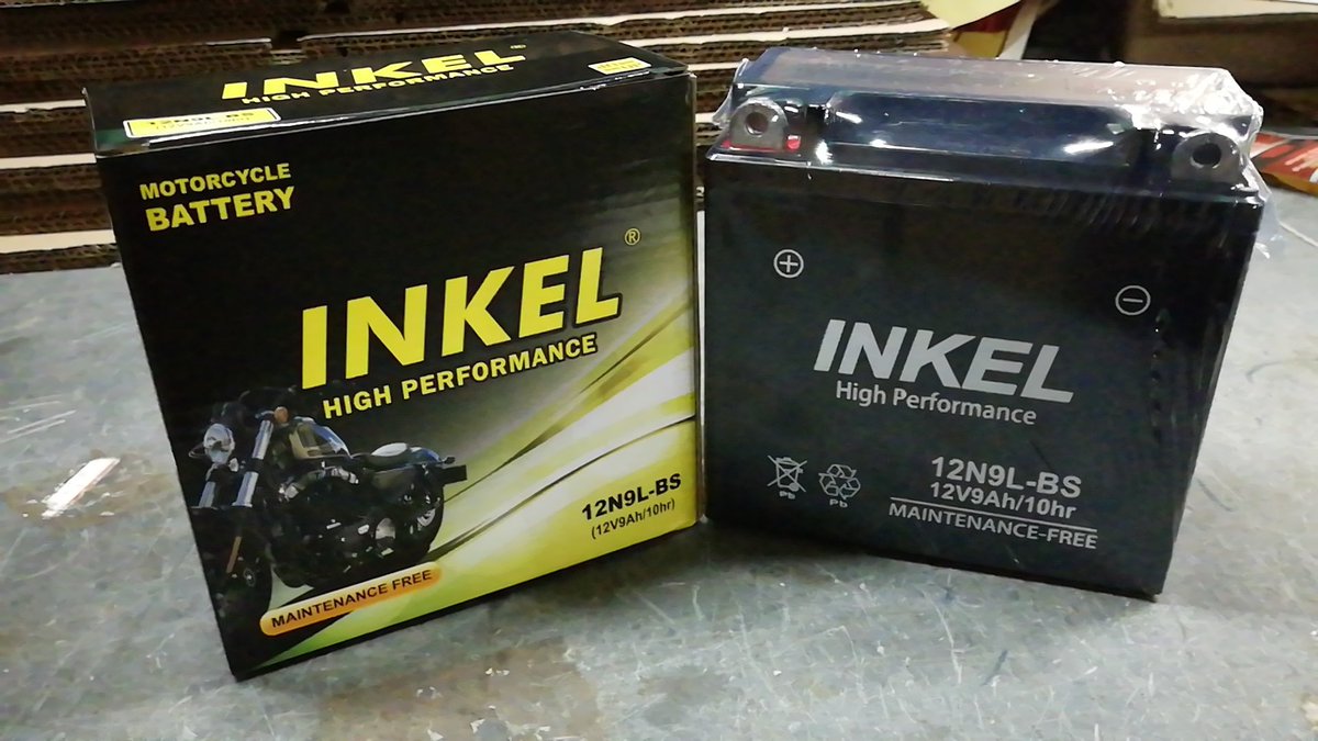 BatteryCarmen's tweet photo. INKEL motorcycle battery https://t.co/770noNo0On