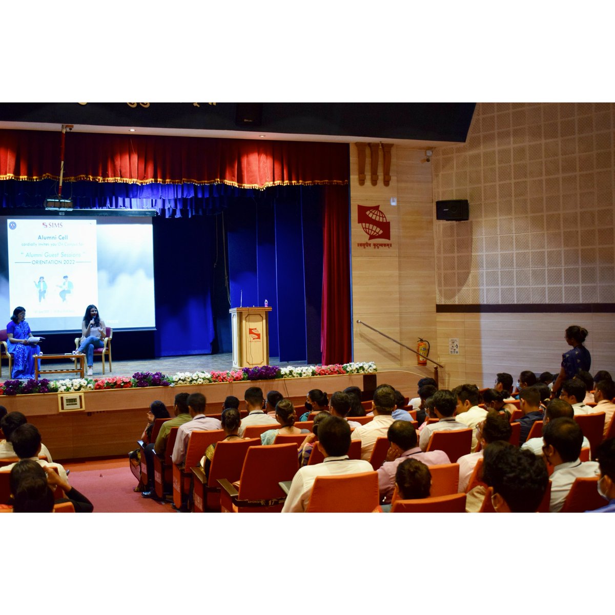 SIMSpune's tweet photo. We were delighted to host, Ms. Mridul Singh (Batch of 2011) for a tête-à-tête conducted on 16th June 2022 during the Orientation Programme for the Batch of 2024. 
@director_sims @navallawande @PuneSIMS #Batchof2011 #KeepingtheConnect #SIMSWayOfLife #newbatch #orientation #MBA https://t.co/qcJUV5x9SD