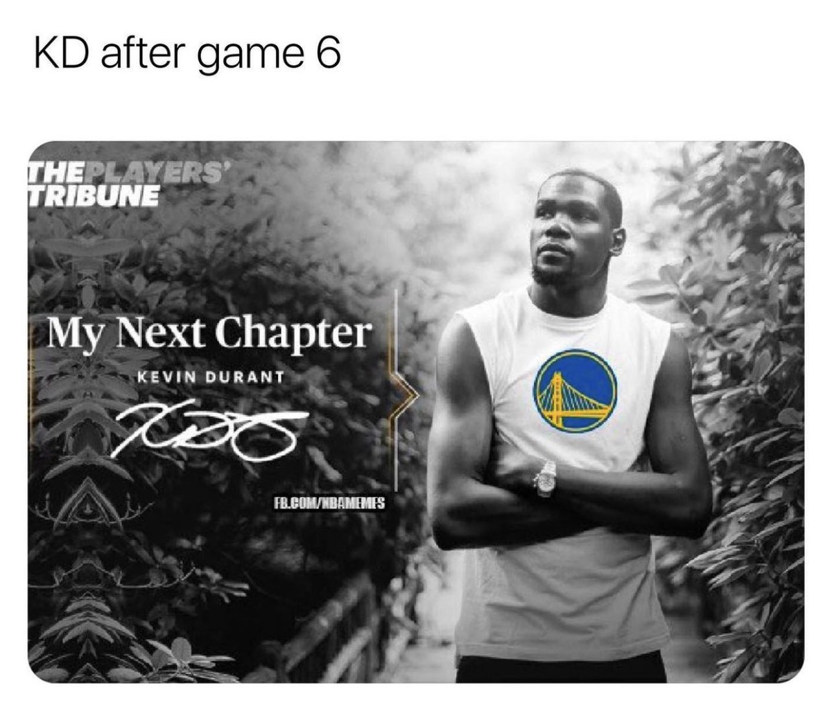 will31502030's tweet photo. KD right now https://t.co/2AAiOwjSKW