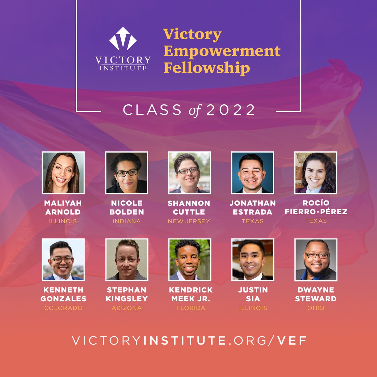 iamkengonzo's tweet photo. Excited to announce I’ve been chosen to be a Victory Empowerment fellow with @VictoryInst 🏳️‍🌈

It’s an honor to be chosen alongside other LGBTQ+ leaders of color. 💪🏼 https://t.co/CU0c3elbMX