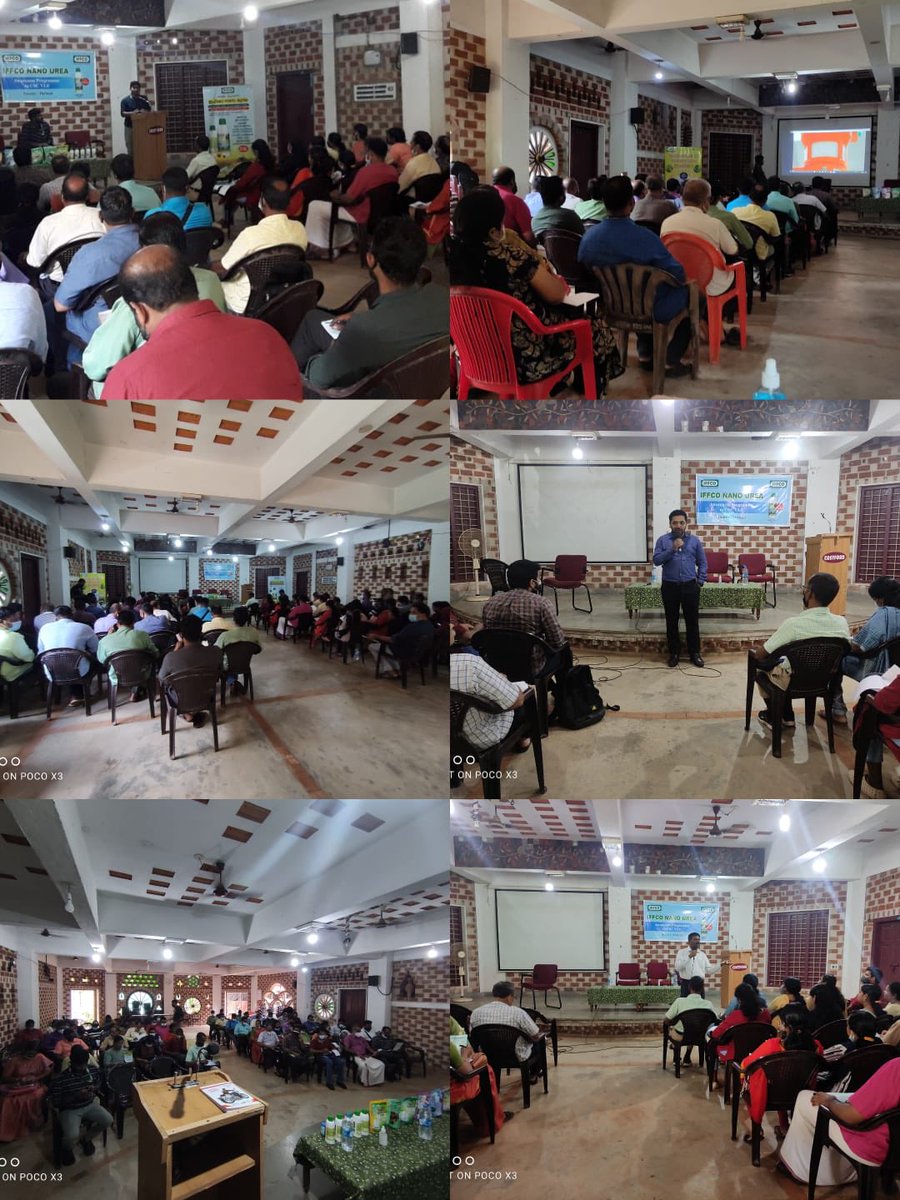 dintya15's tweet photo. IFFCO NANO UREA Workshop at Trissur District, Kerala organised by CSC https://t.co/Tug5yfOpth