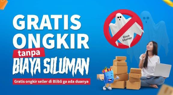 siluman ini gak hantu ygy
Tapi tanpa ada biaya lain-lain lagi karena benar-benar Gratis Ongkir.

Baik itu pembeli/Blibli Seller  tidak dikenakalan biaya dab potongan tambahan untuk mendapatkan Gratis Ongkir.

#PastiGratisOngkir
blib.li/tw