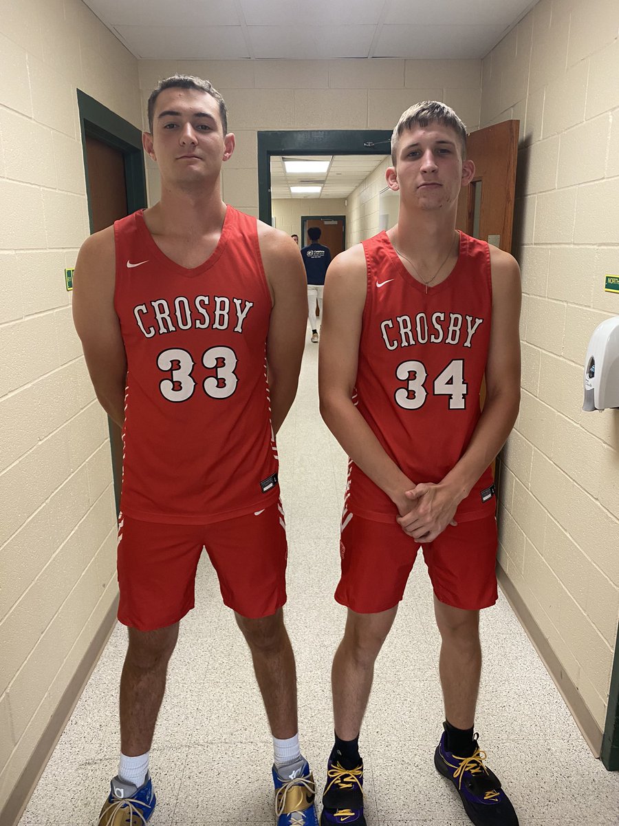 I’m proud of these two young men! I had the honor to watch their first game  in middle school (as their coach) and saw their last game as High School players tonight at the SETXCA Allstar game. Go out and do great things! <a href="/SeanElkinton/">Sean Elkinton</a> <a href="/AustinJones34_/">Austin “Bones” Jones</a> <a href="/CrosbyHoops/">Crosby Basketball</a>