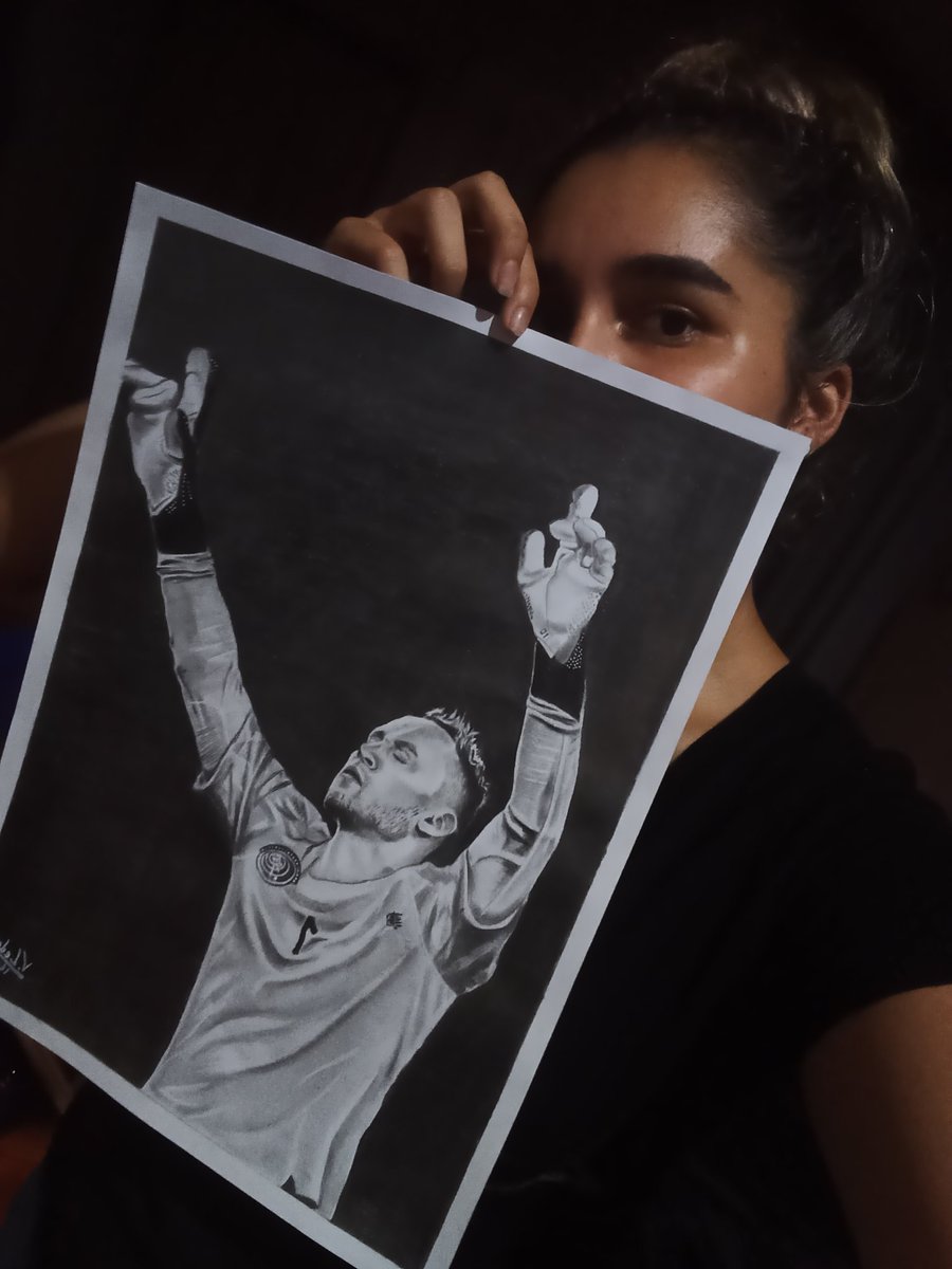Nunca publico mis dibujos acá pero el de Keylor será la excepción 🇨🇷⚽