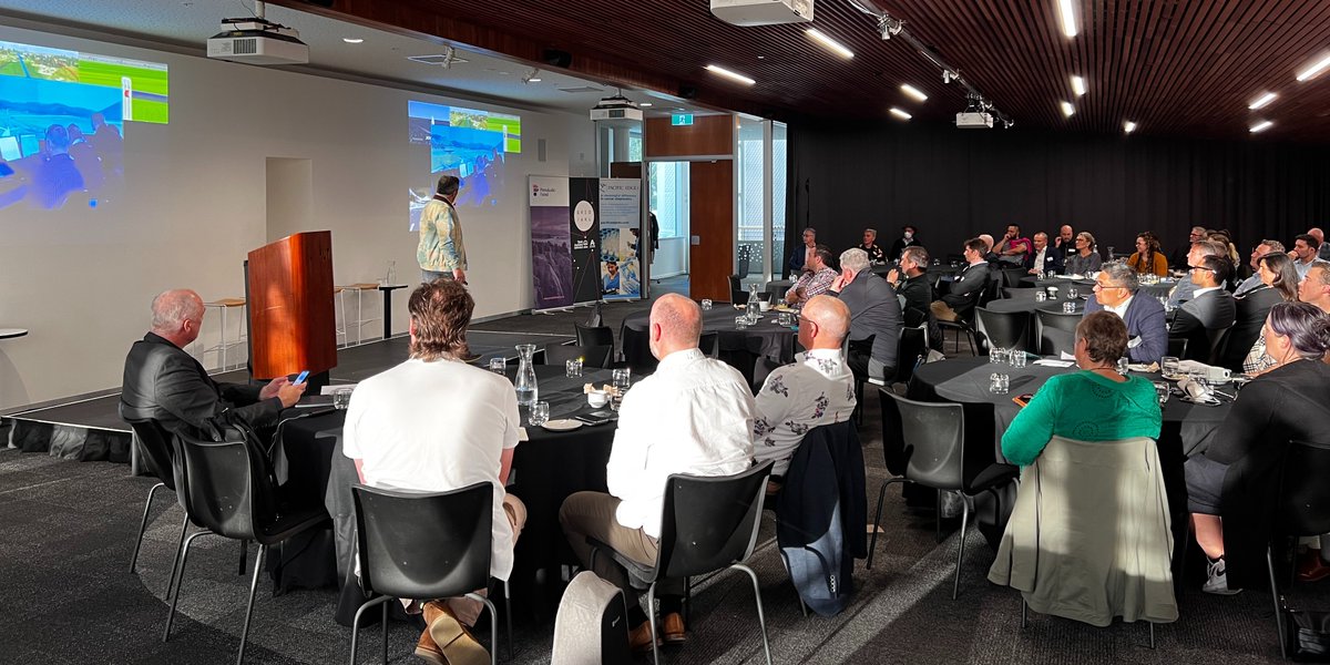 PacificEdgeLtd's tweet photo. Great to be part of the @NZHiTechAwards Alumni Event in Auckland this week. There's been no shortage of great ideas, innovative companies &amp; new deals over the last year. Fantastic to share war stories, successes (&amp; failures) to support continued growth in the Tech sector. #HTANZ https://t.co/zRJtTAwgsw