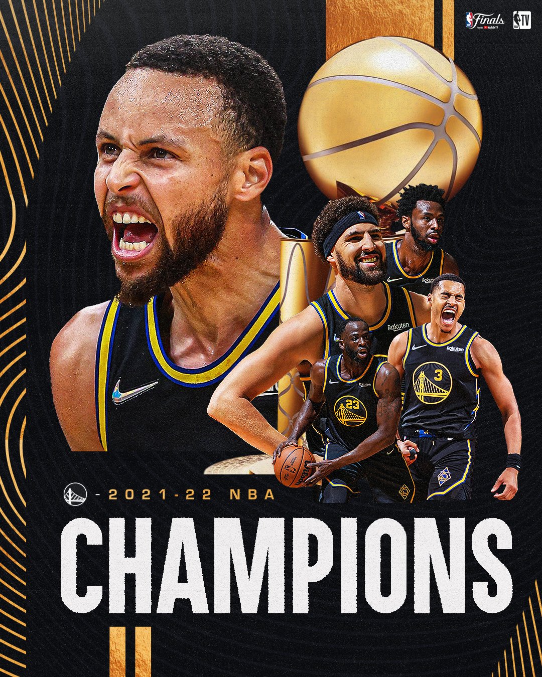 NBA - The Golden State Warriors are the 2021-22 NBA Champions!