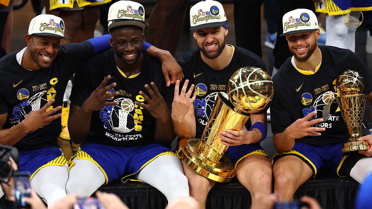 GMA Sports on Twitter: GOLD BLOODED! 🏆 The Golden State Warriors are your  2021-22 NBA Champions! #NBAFinals #DubNation Visit   for other updates.  / X
