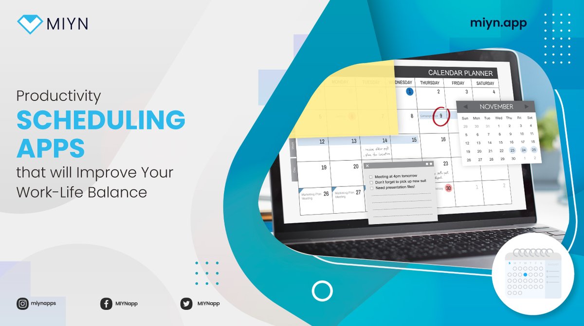 AppMiyn's tweet photo. The scheduling app will help you to save valuable time.
Scheduling is not easy to plan a perfect time for a meeting for you and your client.
Contact us at +61477937937
https://t.co/WhhhAnXMcT
#MIYN #onlinescheduling #appointmentbookingapp #freeschedulemaker #bestcalendarapps https://t.co/ymblTtIc3U