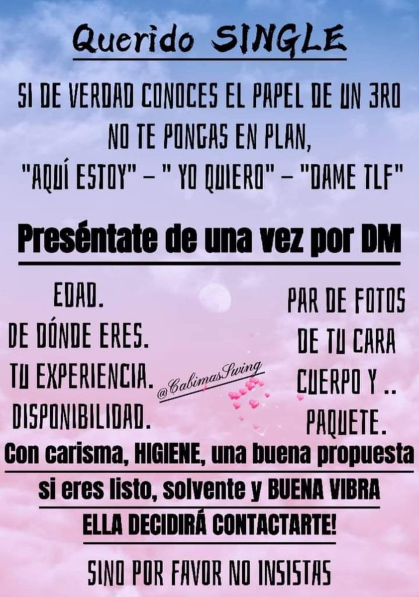 parejasw_1925's tweet photo. Chequen el dato singles 😏🥴😉 https://t.co/dFonHcuCzA
