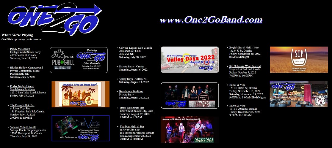 One2GoBand's tweet photo. Be sure to check out the Events page on our website at https://t.co/8KOnMhciVo for all of our upcoming shows!

Next up is the #CWS Party this Saturday at #PaddyMcGowns!

#One2GoBand #OmahaLiveMusic #OmahaNightlife https://t.co/BnbrEYcSMM
