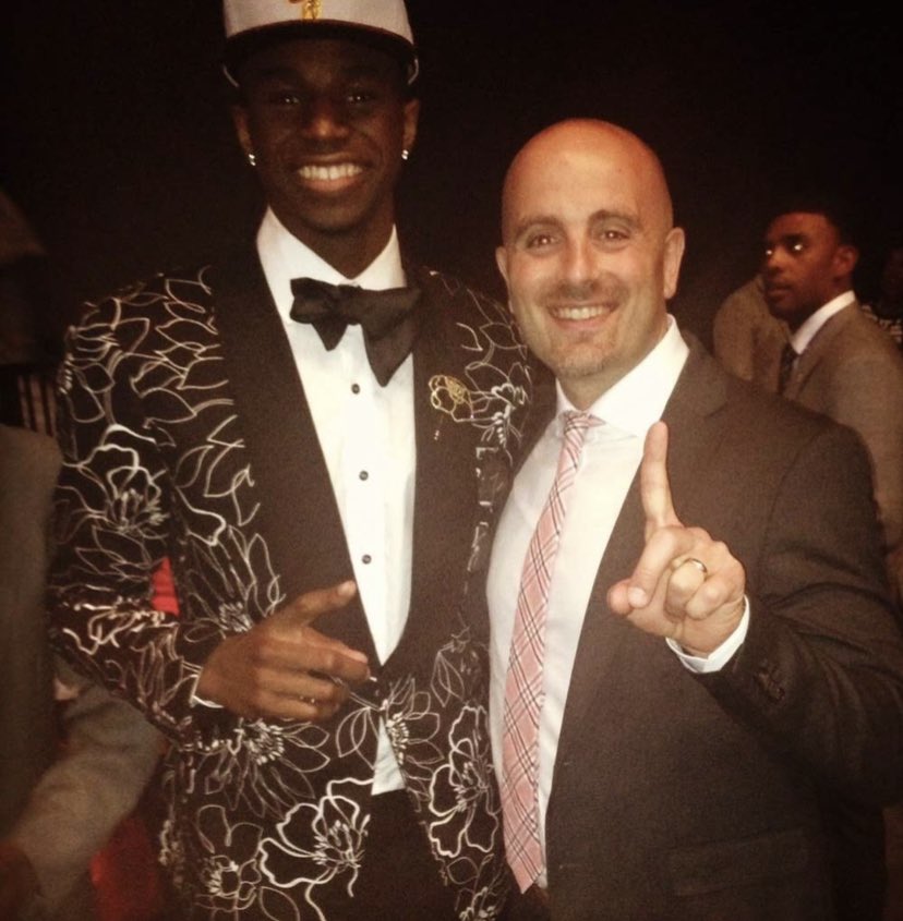 GusGymnopoulos's tweet photo. What a journey since draft day in 2014
Could not be more proud of @22wiggins 
🙏❤️
LET’S GOOOOOOOOOOOOOOOO ANDREW 🙏❤️
#NBA #CHAMPION https://t.co/h6TKahMLby