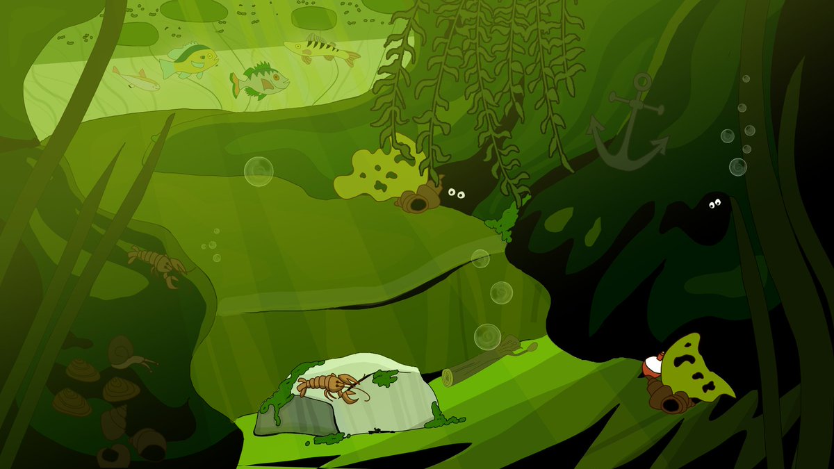 paint_feathers's tweet image. Through its murk and green
Under its duckweed, unseen
I might spy a merrow’s eye
Beneath the lily, by and by
Weeping willow, silver minnow
Wild cattails, winding frog trails 
I’m homesick for frog eggs
And fish pie and toad legs
Brown rainy pond, my home