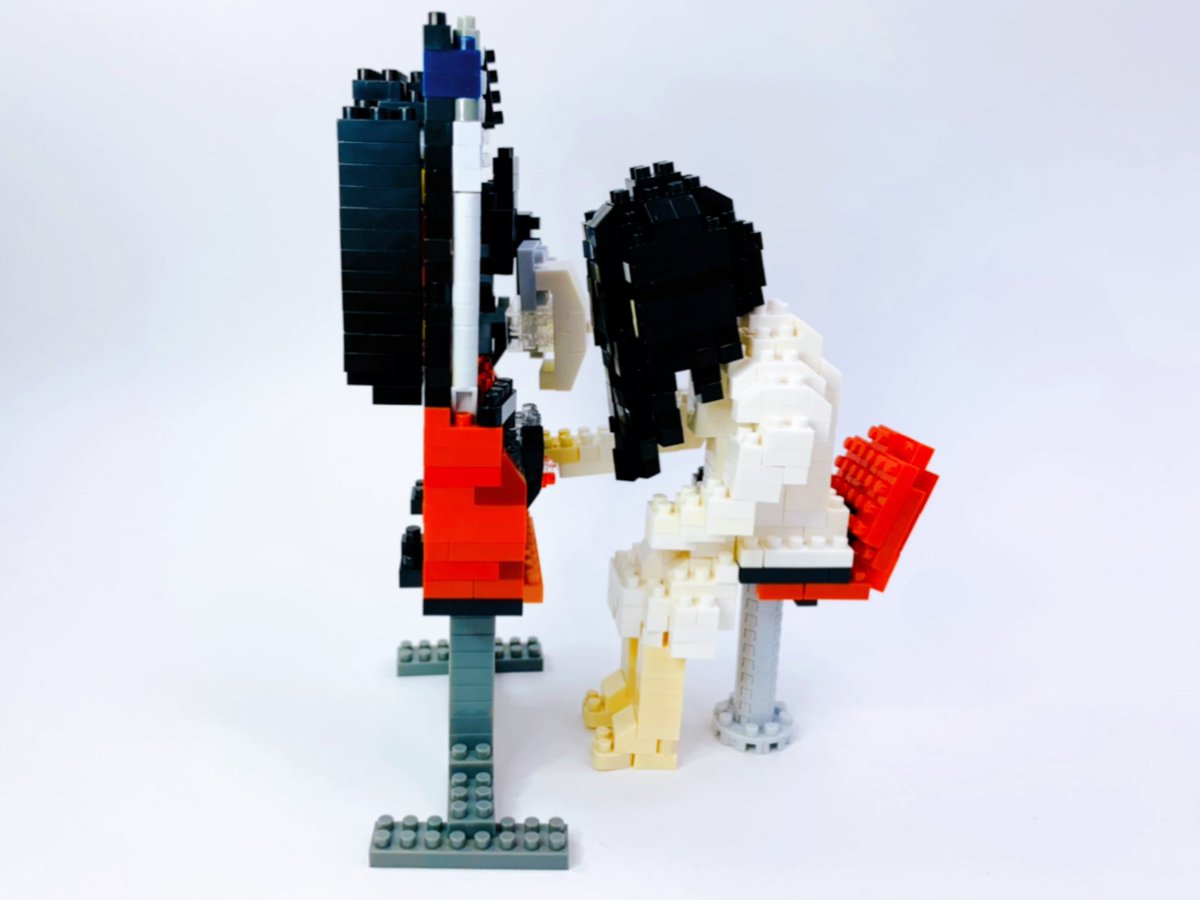 Hobby_J_ch's tweet photo. ナノブロックでパチンコ リング バースデイ 呪いの始まり設定付を遊戯する貞子作りました。w

#nanoblock #ナノブロック https://t.co/d2q14aER9w