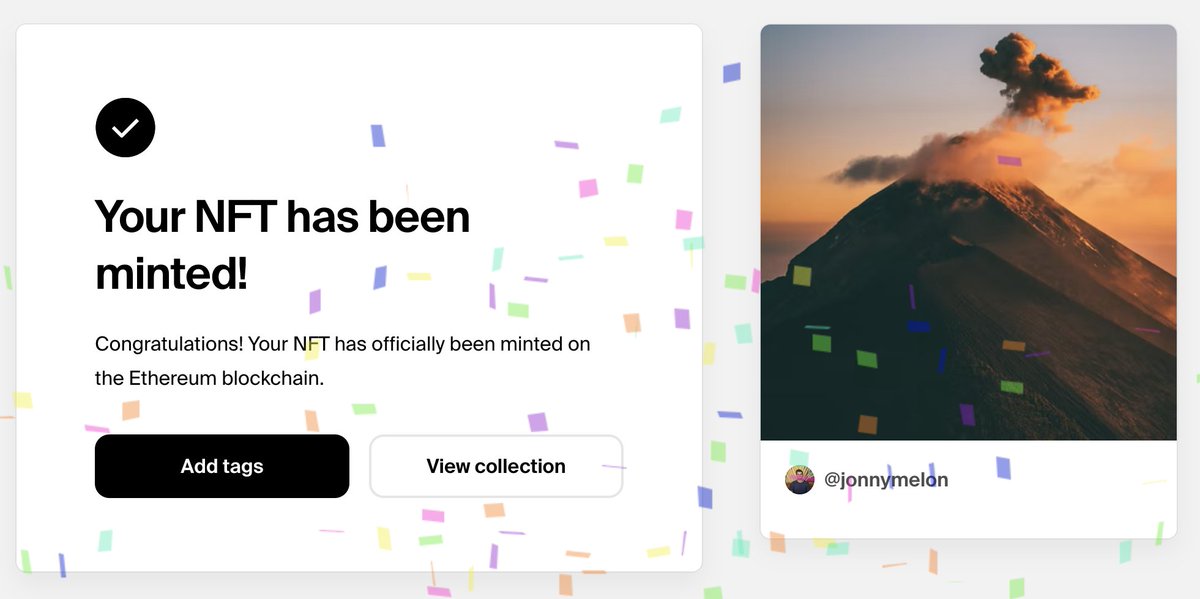 jonny_melon's tweet image. 🎉 HAPPY BIRTHDAY TO ME 🤣

To celebrate 30 laps around the sun, I did a little birthday NFT minting on Foundation, woohoo!

My newest collection is titled VOLCANIC EARTH and I've just minted my first 1/1 photograph to the collection!

🌋Volcán de Fuego
🌋0.30Ξ

Link below👇🏽