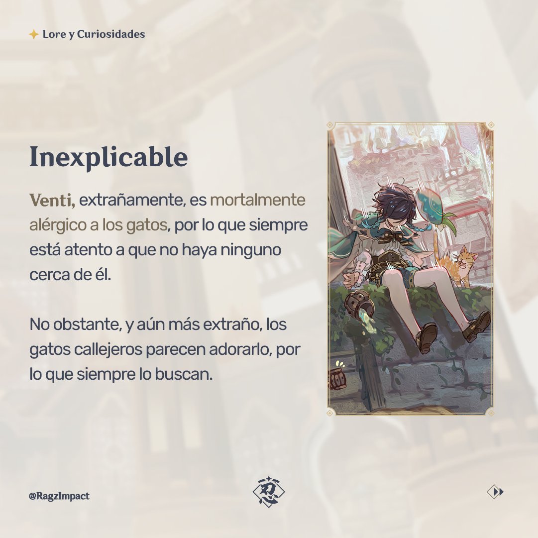 RagzImpact's tweet photo. Feliz Cumpleaños #Venti !!! 🎂✨🤍
Datos curiosos sobre Venti como "mortal"
(en otra ocasión traeré un apartado de curiosidades sobre Venti como Barbatos) #GIHiT #GenshinImpact https://t.co/Ex6kCVRWF0