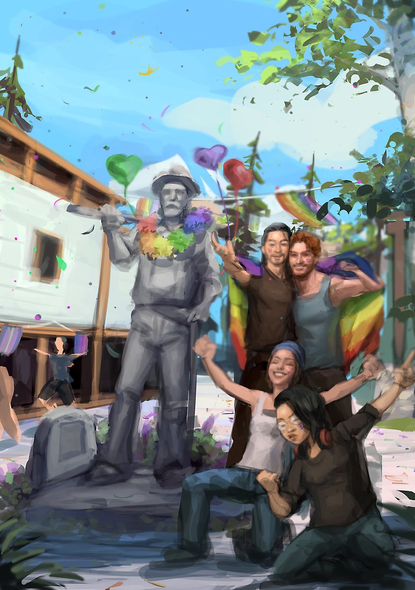 TheWindyHobo's tweet photo. Happy pride month from these goobers and from me :)!
@LifeIsStrange @LISFansDotCom #ryanlucan #gabechen #stephgingrich #alexchen #chencan #chenrich #LifeIsStrangeTrueColors https://t.co/58ys25kwTe