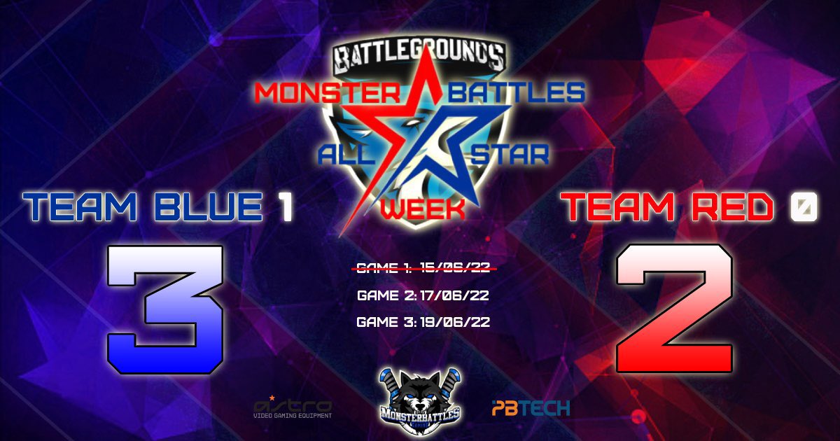 MBGOfficialOCE's tweet photo. GAME 2 TONIGHT! LETS SEE IF RED TEAM CAN TIE THE SERIES OR IS BLUE TEAM TAKING THIS ONE OUT!
#MBGTEAM #ALLSTARZ https://t.co/SZrYsCrZj4