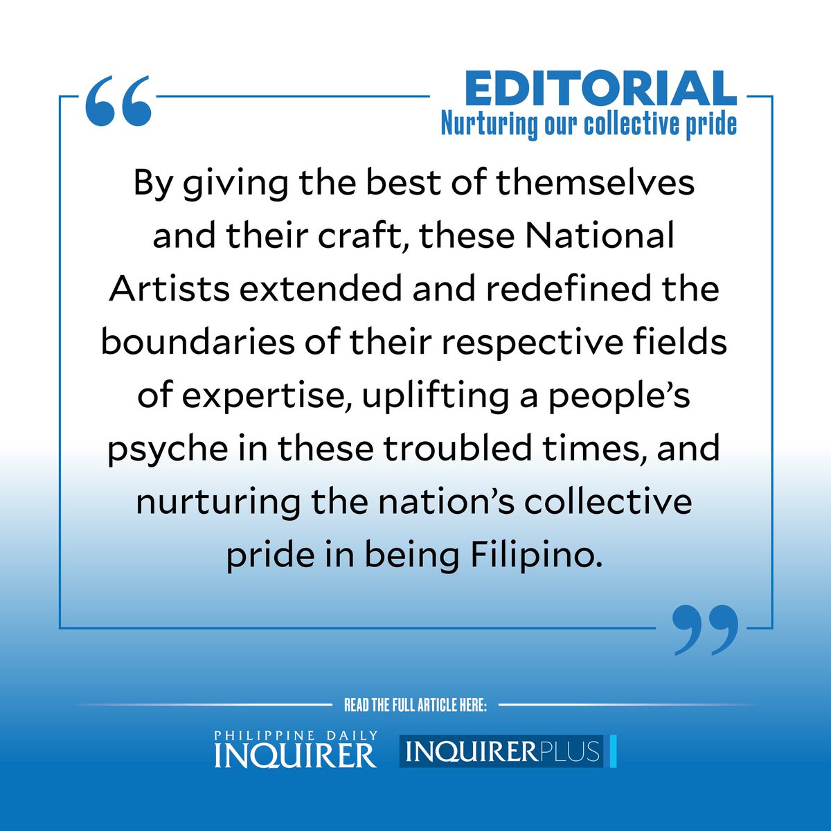 phildailyinq's tweet photo. Today’s fearless views of our 📝 OPINION columnists.
For full articles, go to https://t.co/FLffgvtIwJ
#InqOpinions
#INQuirerPlus
#columnists
#editorial https://t.co/wlz6iqkXOq