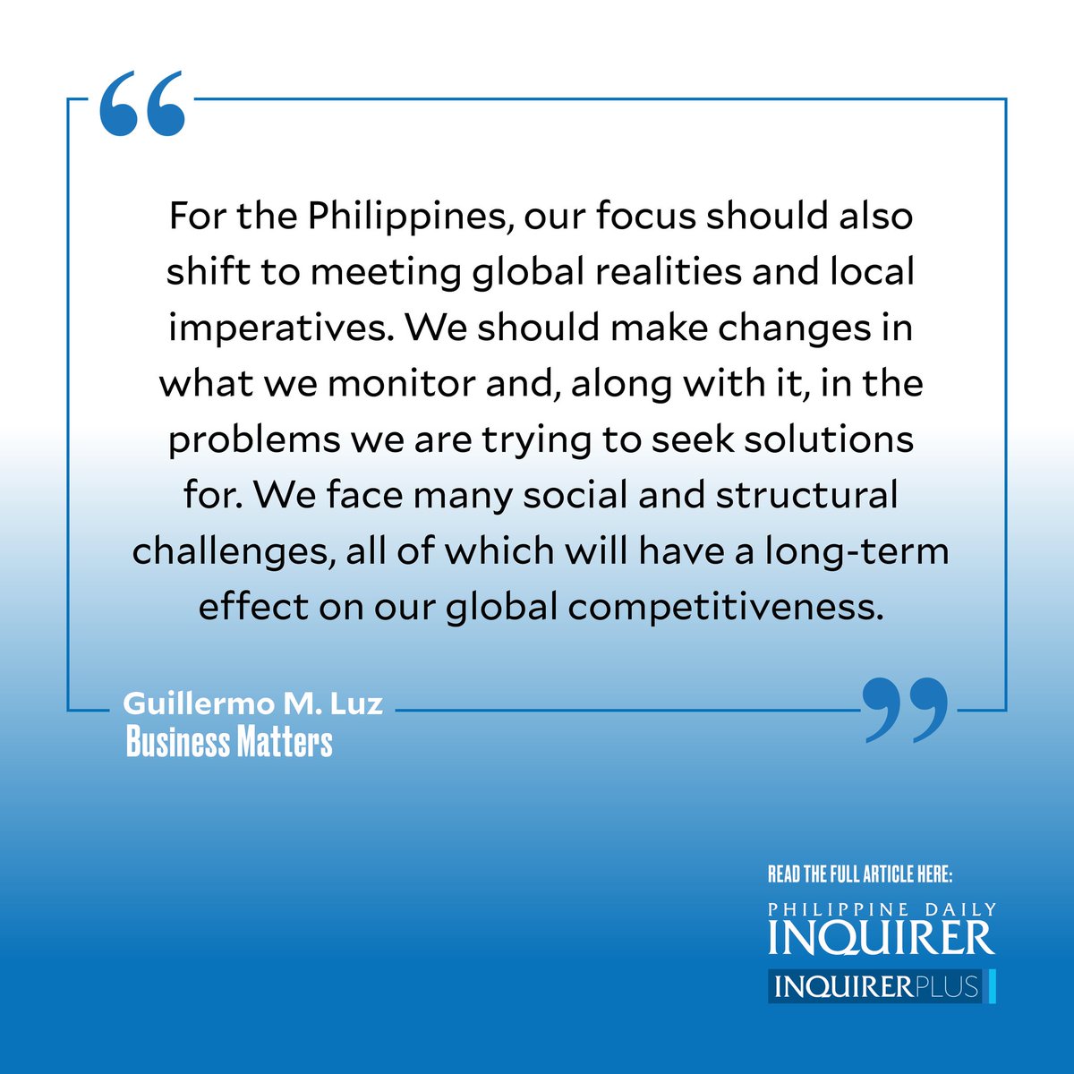 phildailyinq's tweet photo. Today’s fearless views of our 📝 OPINION columnists.
For full articles, go to https://t.co/FLffgvtIwJ
#InqOpinions
#INQuirerPlus
#columnists
#editorial https://t.co/wlz6iqkXOq
