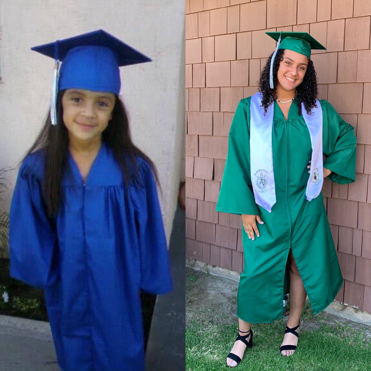 seaandsun2's tweet photo. From Preschool to High School……… next stop…… Las Cruces.   #Classof2022 #NMSUbound #DevinNikole https://t.co/ZbWeGLXgQy
