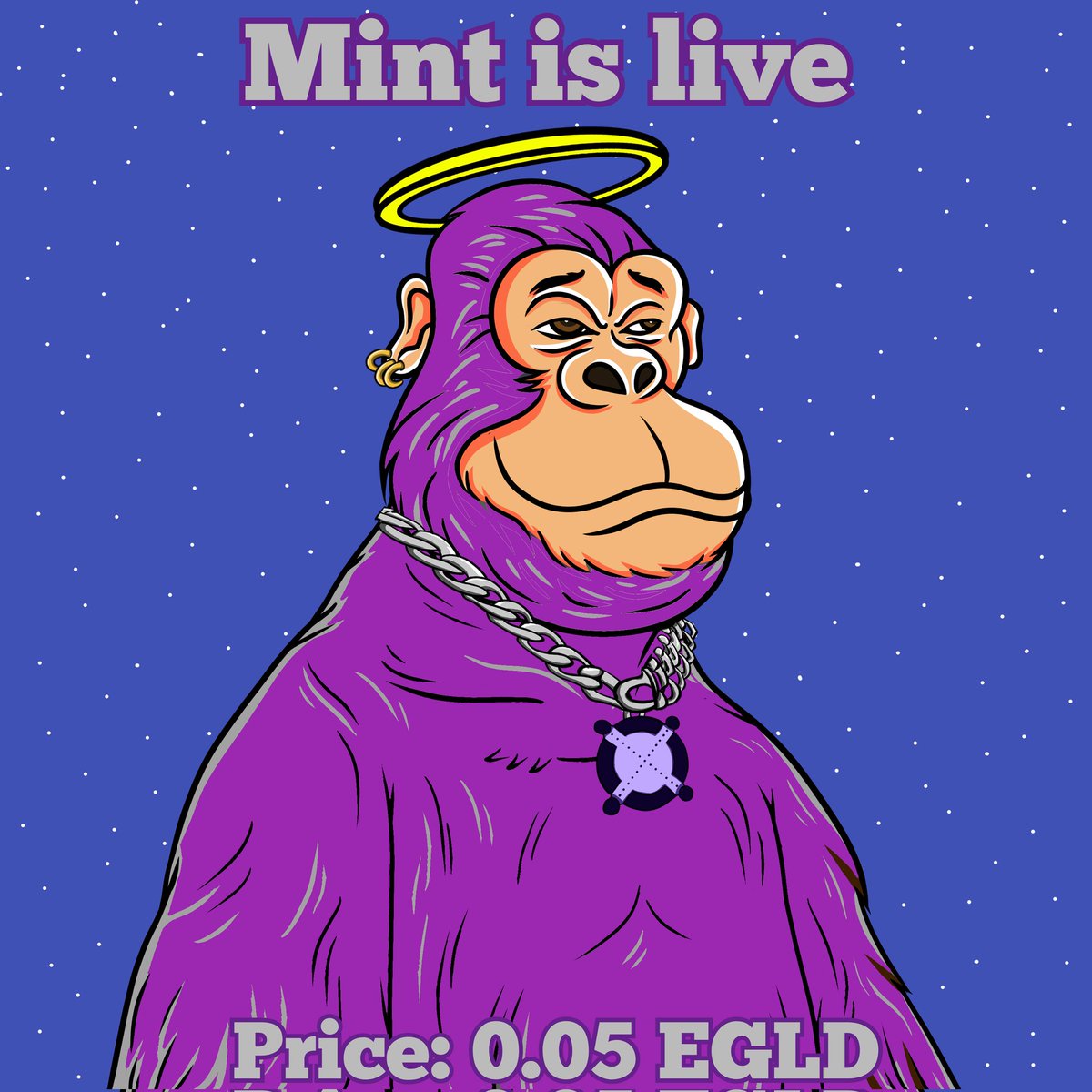 FatApesSociety's tweet photo. GM! 🖐🌞
We're giving away 2×NFTs @FatApesSociety!
To enter:
1️⃣Follow us
2️⃣❤️ &amp; RT
3️⃣Tag some friends

Mint is live:
https://t.co/bpp7joIN8Y

#ElrondCommunity #ElrondNFT #ElrondNetwork #ElrondNFTs #ElrondGiveaway #NFTs #EGLD https://t.co/VLMiV5a8xj