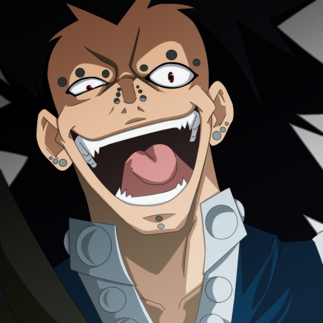 Steel_Gajeel's tweet photo. People often ask, Gajeel...how do I get a girl to like me? Easy! Simply beat her &amp; her friends up while laughing manically to show that you are a strong, proud man of action willing to destroy everything she loves while also demonstrating you have a fun side too. 100%success rate https://t.co/833MJcrgC3