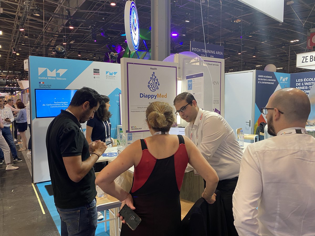 IMTFrance's tweet photo. #IMTVivatech RDV stand L11 pour échanger avec nos start-up présentes aujourd’hui 

#vivatech #VivaTech2022 #healthcare #santé https://t.co/PcEYasb2lt