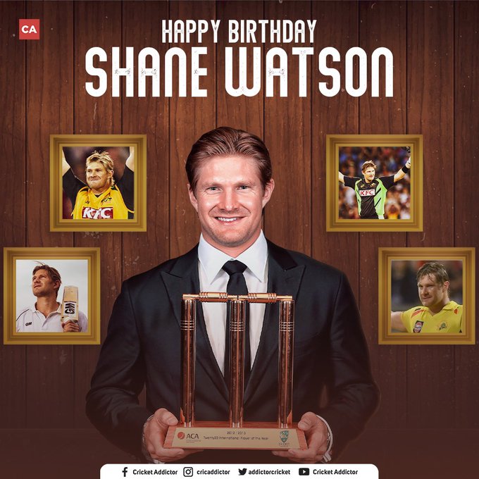 Happy Birthday Shane Watson   