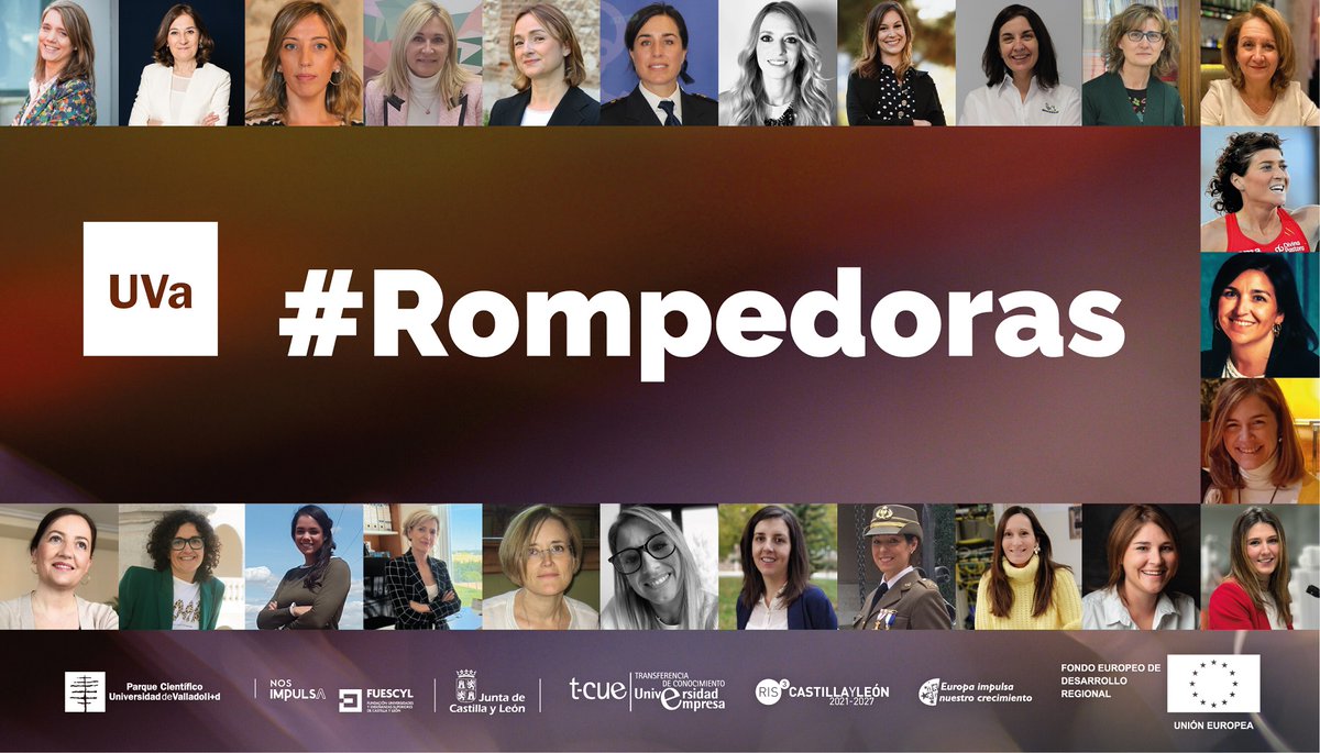 Por fin, por fin, por fin... #Rompedoras 2022 ya está aquí 😃

El martes reunimos a 206 escolares de Palencia, Segovia, Soria y Valladolid con 25 profesionales de reconocido prestigio. Ellas son #Rompedoras 

bit.ly/3OhmBEQ Vía <a href="/UVa_es/">Gabinete de Comunicación Universidad de Valladolid</a>  I #PlanTCUE