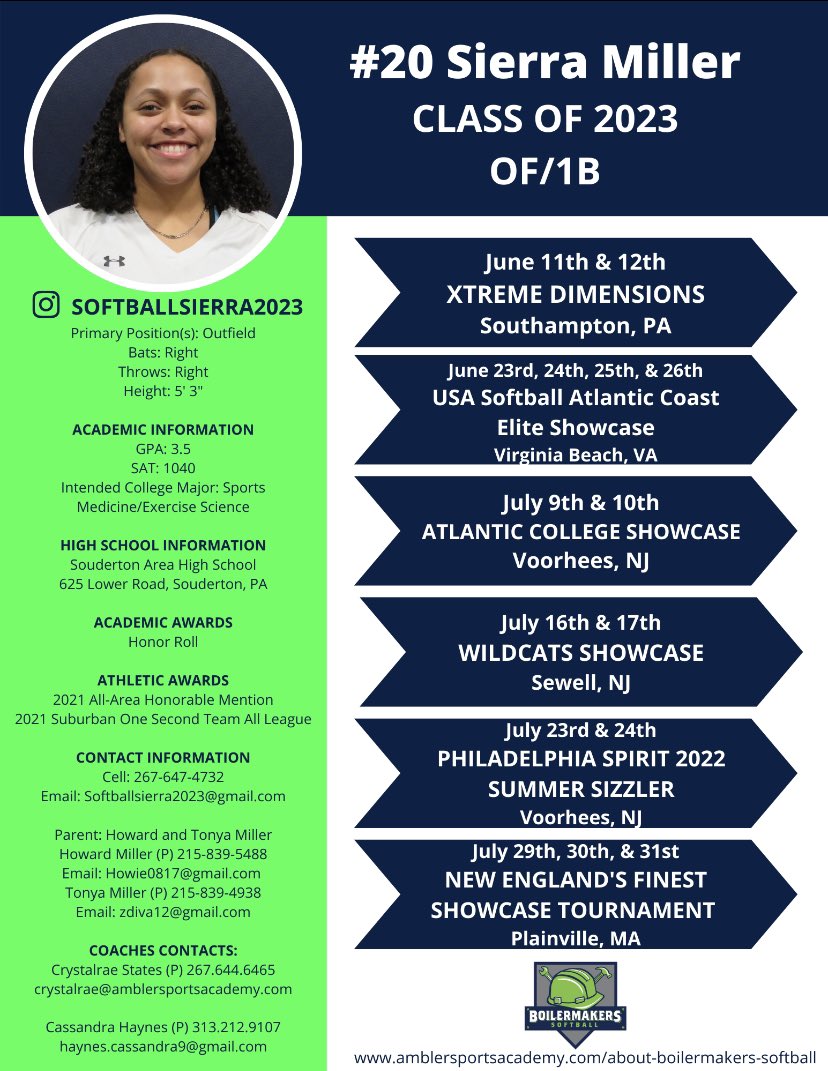 ssierra2023's tweet photo. Schedule for this summer!! https://t.co/ylrSHTvvPm