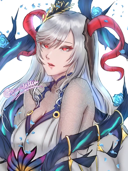 I kinda decided to liquify and fix Freyja's face from an artwork last 2020 so I am reposting

#FEヒーローズ #FEHeroes 