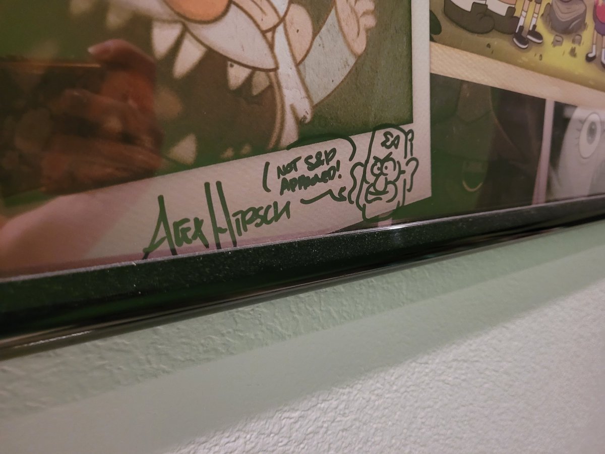 Reilly_E_Leeds's tweet photo. @_AlexHirsch Happy Anniversary! I'm happy to finally get to see some of the infamous S&amp;P exchanges! My Fiance and I were lucky enough to get into a singing a few years ago and enjoyed joking about if the event was authorized by S&amp;P or not. Thanks for a great show! https://t.co/7k9ypSlOSC