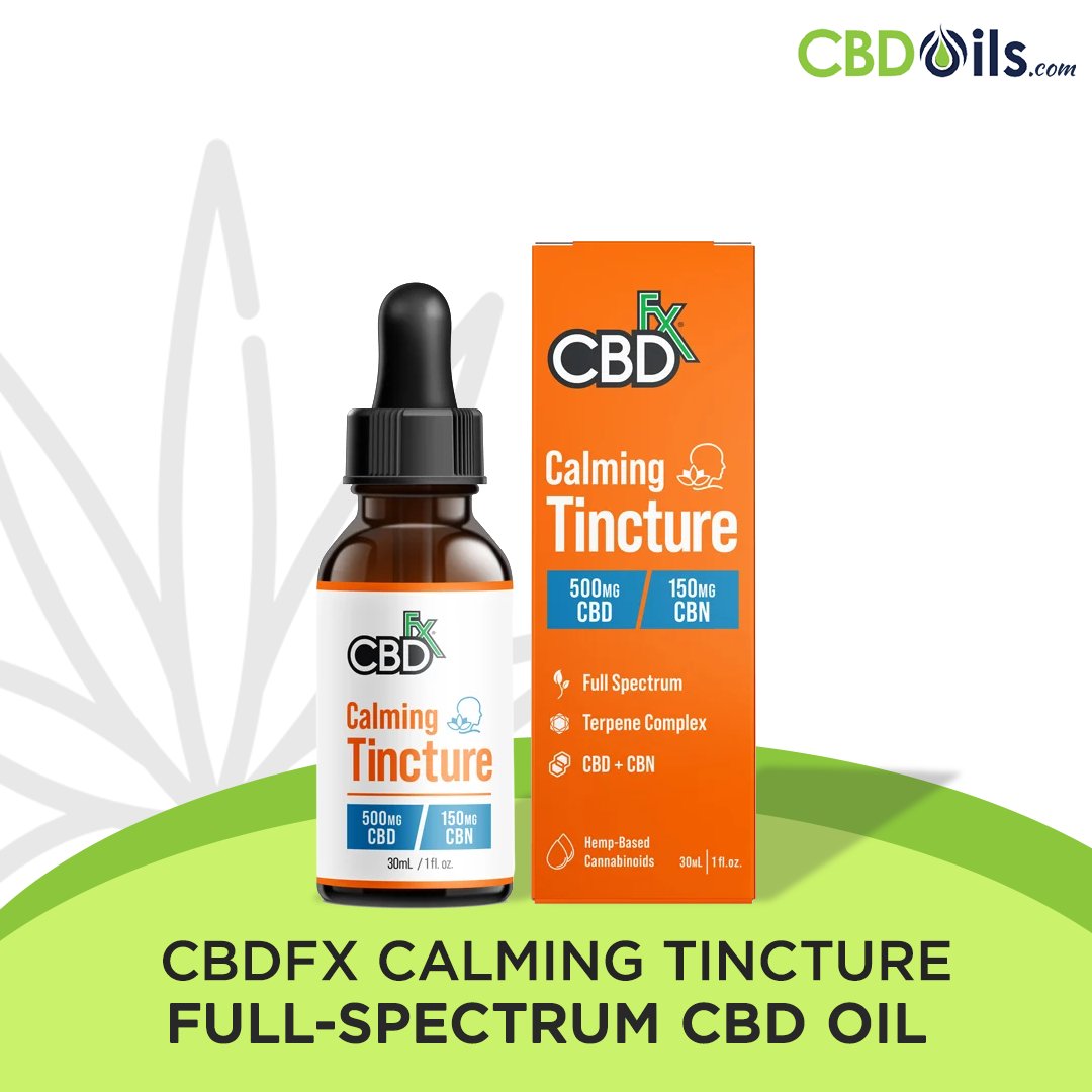 CBDOils_com's tweet photo. Unwind the mind with the CBDfx Calming Tincture, featuring full spectrum CBD, CBN, and a proprietary terpene blend designed to help calm you down. Great to use during the day when you need to relax or to help prepare you for a good night’s sleep. #cbd #cbdoil #cbdfx https://t.co/0IHKO0Wve1
