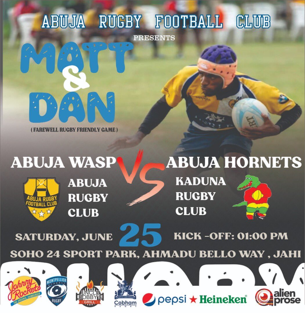 abujarugbyclub's tweet photo. Since ASUU is still on strike and it’s 17th of June, come join us on the 25th of June. #rugger #abujarugby #AbujaTwitterCommunity #abuja https://t.co/mK184FbTQF